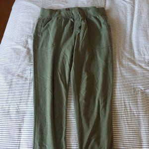 green sweatpant joggers